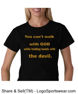 Black Walk With God Design Zoom